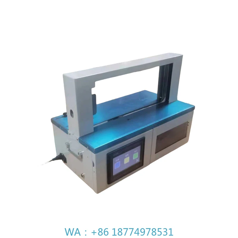 Newspaper and Book Bundling Machine Small Automatic Taping Machine  Paper Strap Plastic Strap Packing Machine Banknote