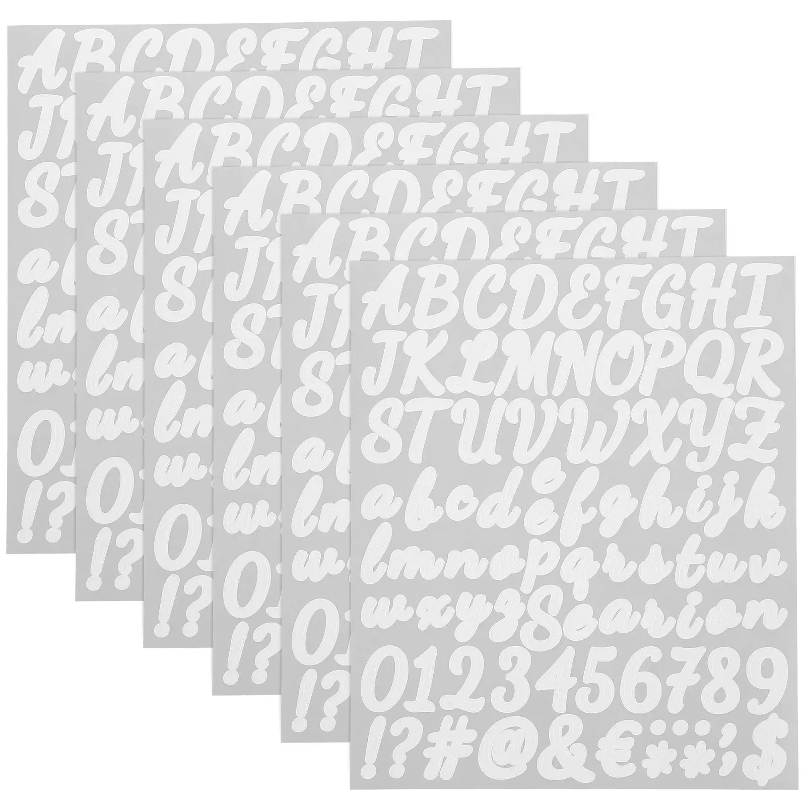 10 листов цифровые наклейки маленький алфавит для поделок ногтей скрапбук буквы номер буквы плакат доска наклейки DIY