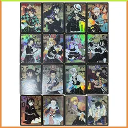 Anime Demone Slayer FAI DA TE ACG Tokitou Muichirou Mitsuri Nezuko Uzui Tengen Kyoujurou Giocattoli per il ragazzo Carta Da Collezione Regalo Di Compleanno