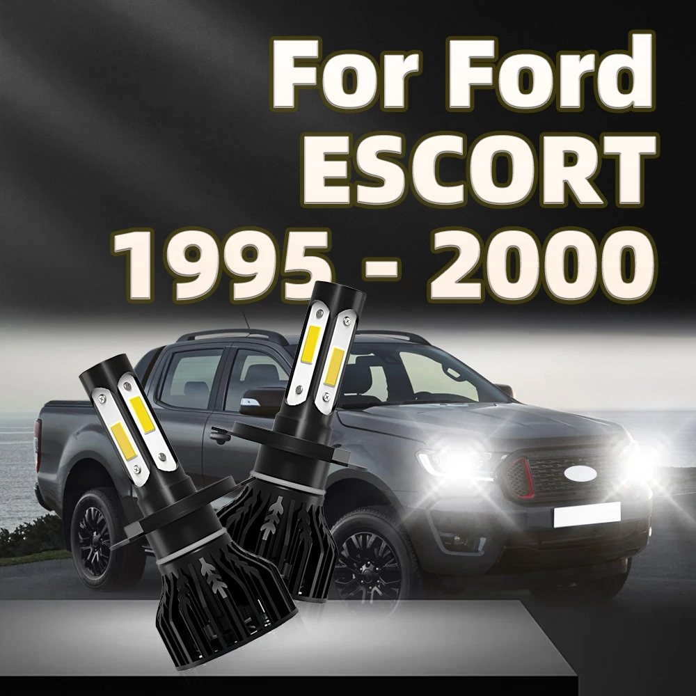 30000LM LED Headlight High Power Turbo Lamp 6000K White Car Light For Ford ESCORT 1995 1996 1997 1998 1999 2000