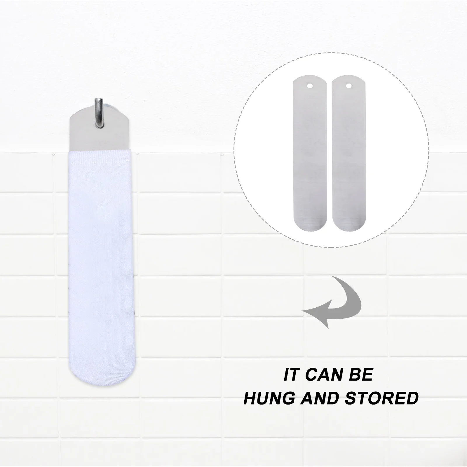 2 Pcs Straight Socks Shaping Board DIY Transfer Jig Tool Accessory Metal Aluminum Printing