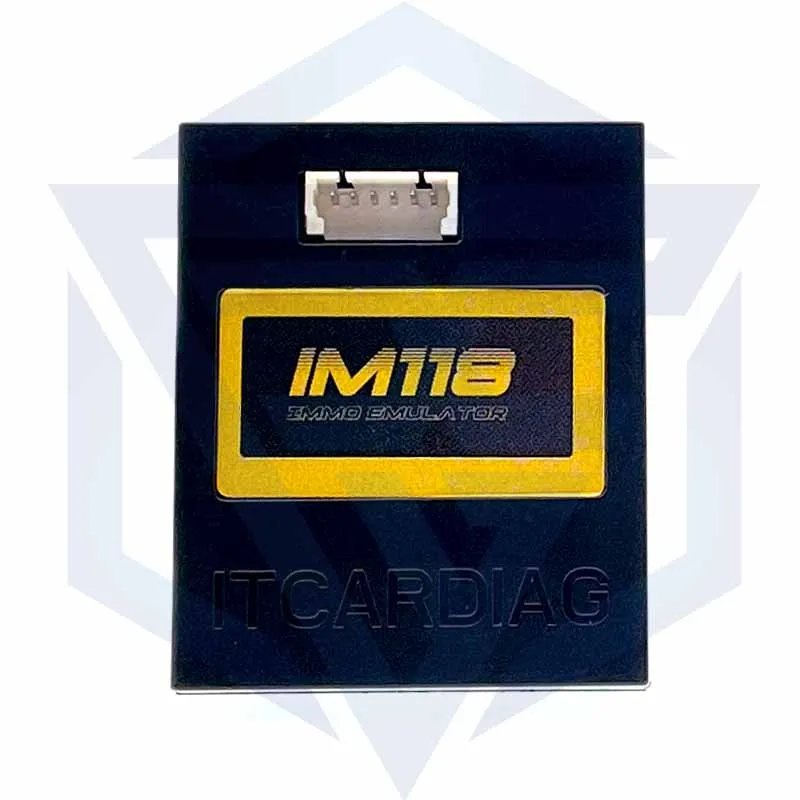 ITCARDIAG-emulador IM118 IMMO Off para coche, herramienta de diagnóstico con Sensor de ocupación de asiento, K-LINE/CANBUS, ofof68, OF80, V96, OF96