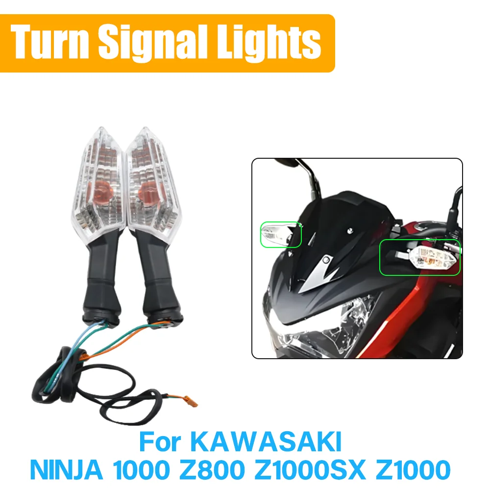 For KAWASAKI NINJA 1000 Z800 Z1000 Z1000SX Z 800 1000 1000SX Motorcycle Accessories Flashing Indicator Directional Blinker