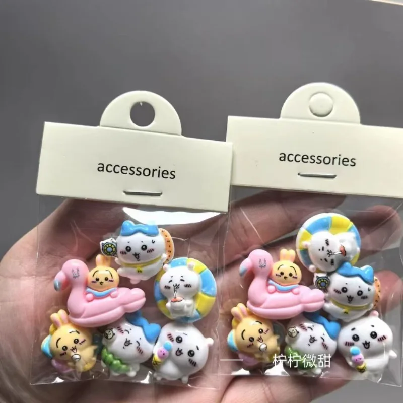 Anime Chiikawa Usagi Resin Cream Glue Decorative Stickers for Battery Car Water Cup Eco-friendly Accessories  Kawaii Gift 2026