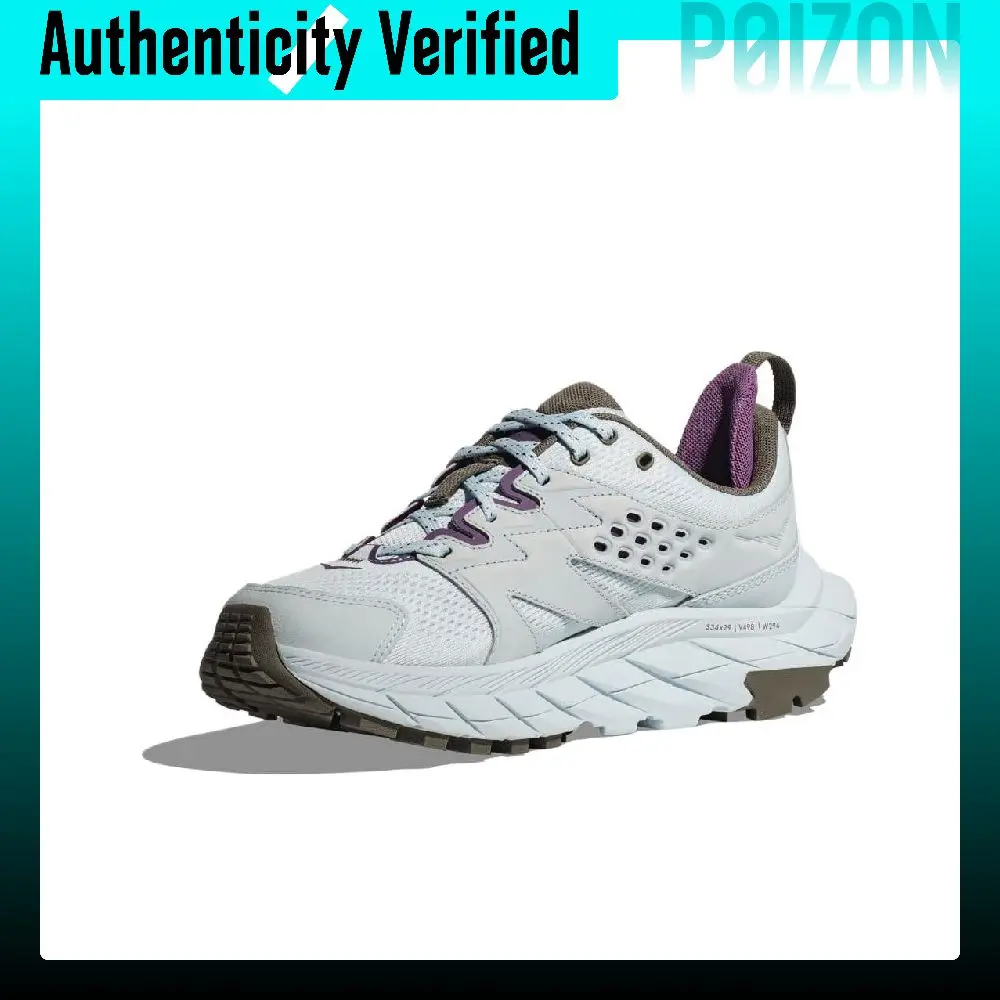 HOKA ONE ONE Anacapa Breeze Low Cushioning Abrasion Resistant Low top Hiking Shoes Women's Gray 1127921-ISL