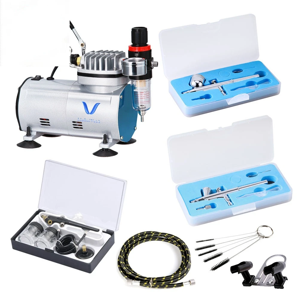 cake decorating airbrush compressor set nails air brush kit machine