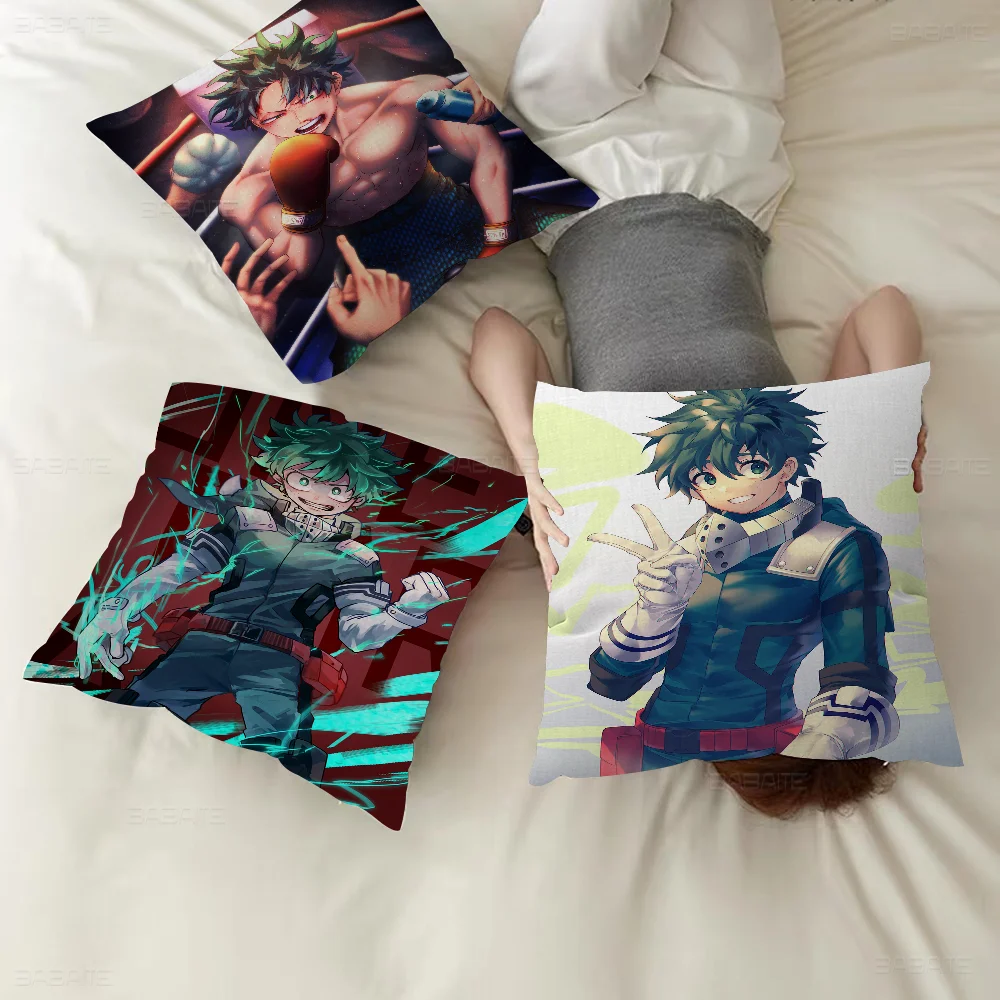 

My Hero Academia Midoriya Izuku Pillow Anime Pillow Sofa Bed Head Pillow Cover Cushion Cover 45x45 Cm Fashion