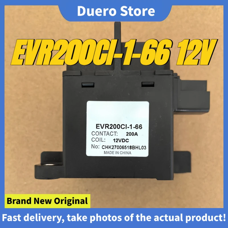 

(Совершенно новый оригинал) 1 шт./лот 100% оригинальное реле: EVR200CI-1-66 12 В 200 А Высоковольтное реле контактора постоянного тока