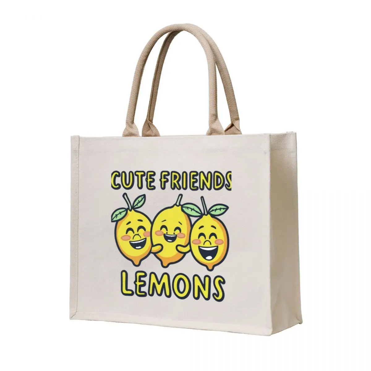 

Cute Friends Lemons Tote Bag women bag Cloth bag reusable grocery bags