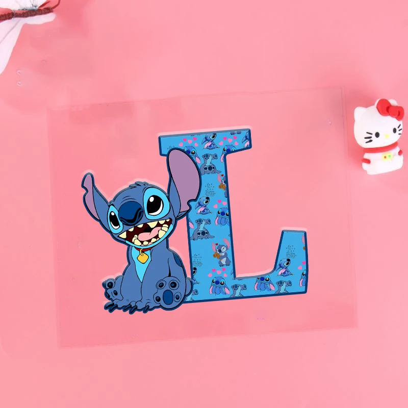 غرزة ديزني الكرتون رسالة ثلاثية الأبعاد نقل ملصق UV DTF ملصقات Kawaii كوب ماء زجاجة ماء علب الاغذية لتقوم بها بنفسك ملصق مقاوم للماء