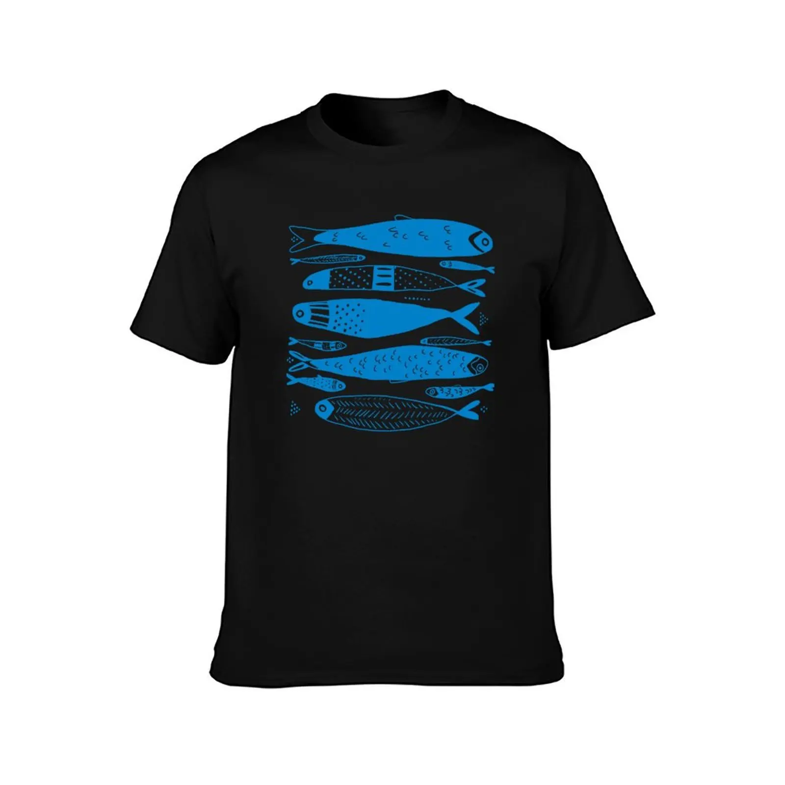 Fishy Stack T-Shirt Basic Tee Shirt for Everyday Outfit