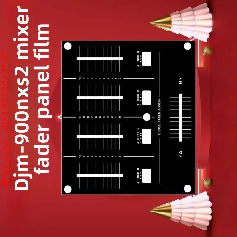 

Applicable to DJM900 One, Two, Three Generations 850 750 700 Mixer Panel Film Fader Position Fine Matte