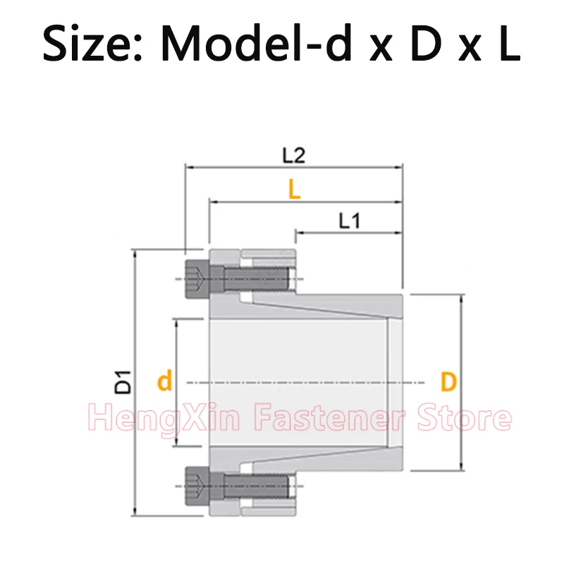 1PCS d=6-60mm Z11 Expansion Sleeve Keyless Bushing Connection Tension Shaft Locking Assembly Device Coupling Diaphragm Disk
