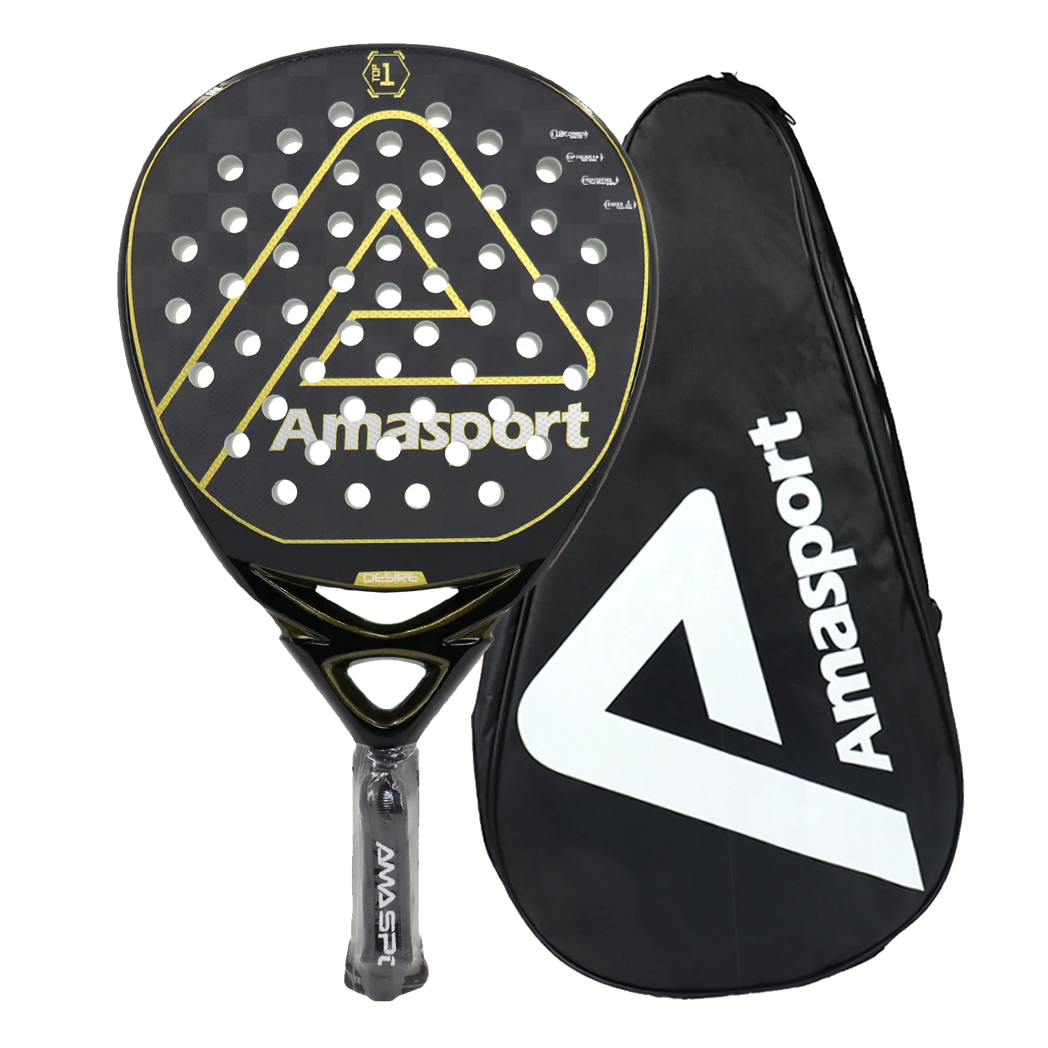

18K Padel Racket in Carbon Fiber With EVA Memory Foam for Adults With Max Precision & Control,Ultra Light Paddle Tennis Racquets