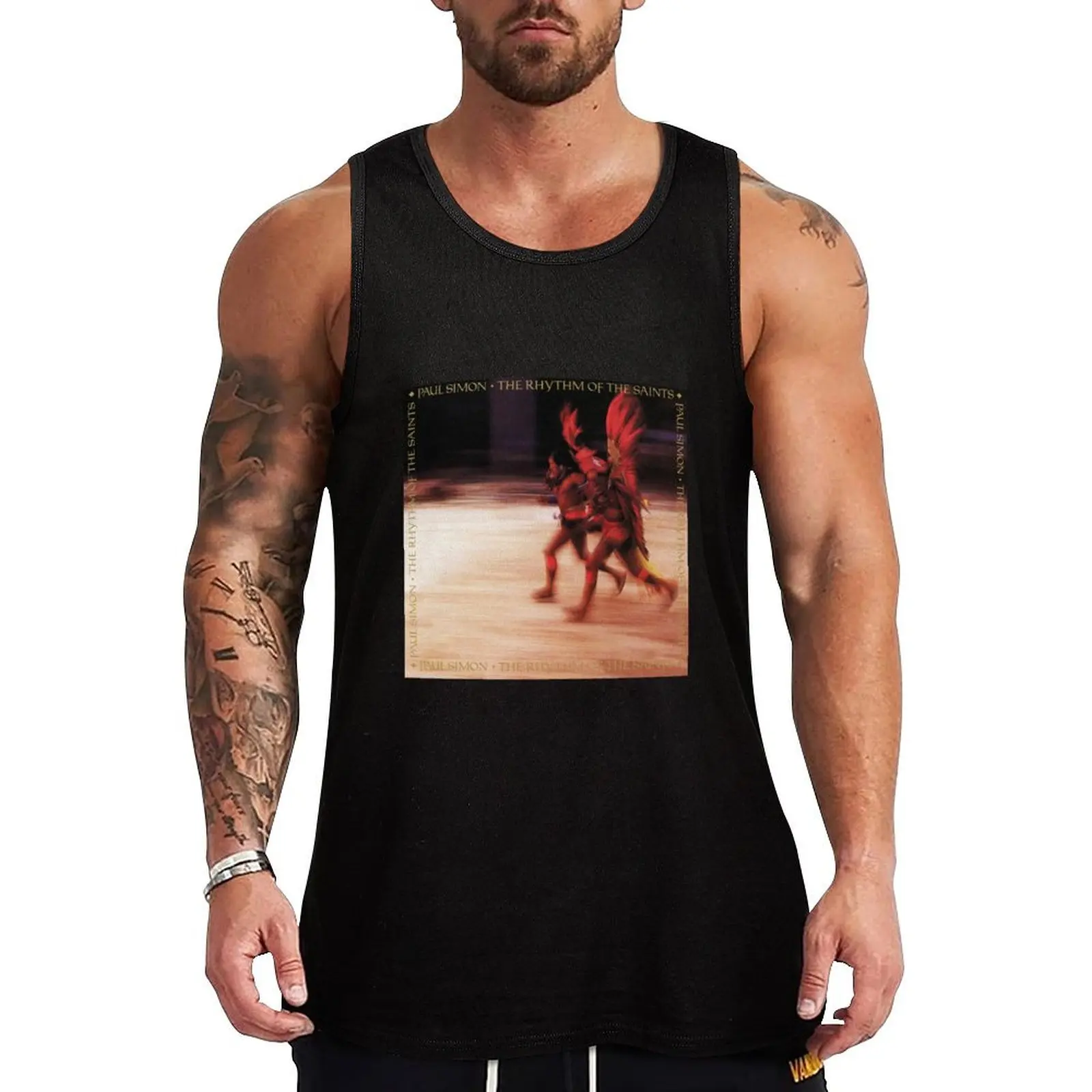

The Rhythm Of The Saints Tank Top vests for men male top clothes for men