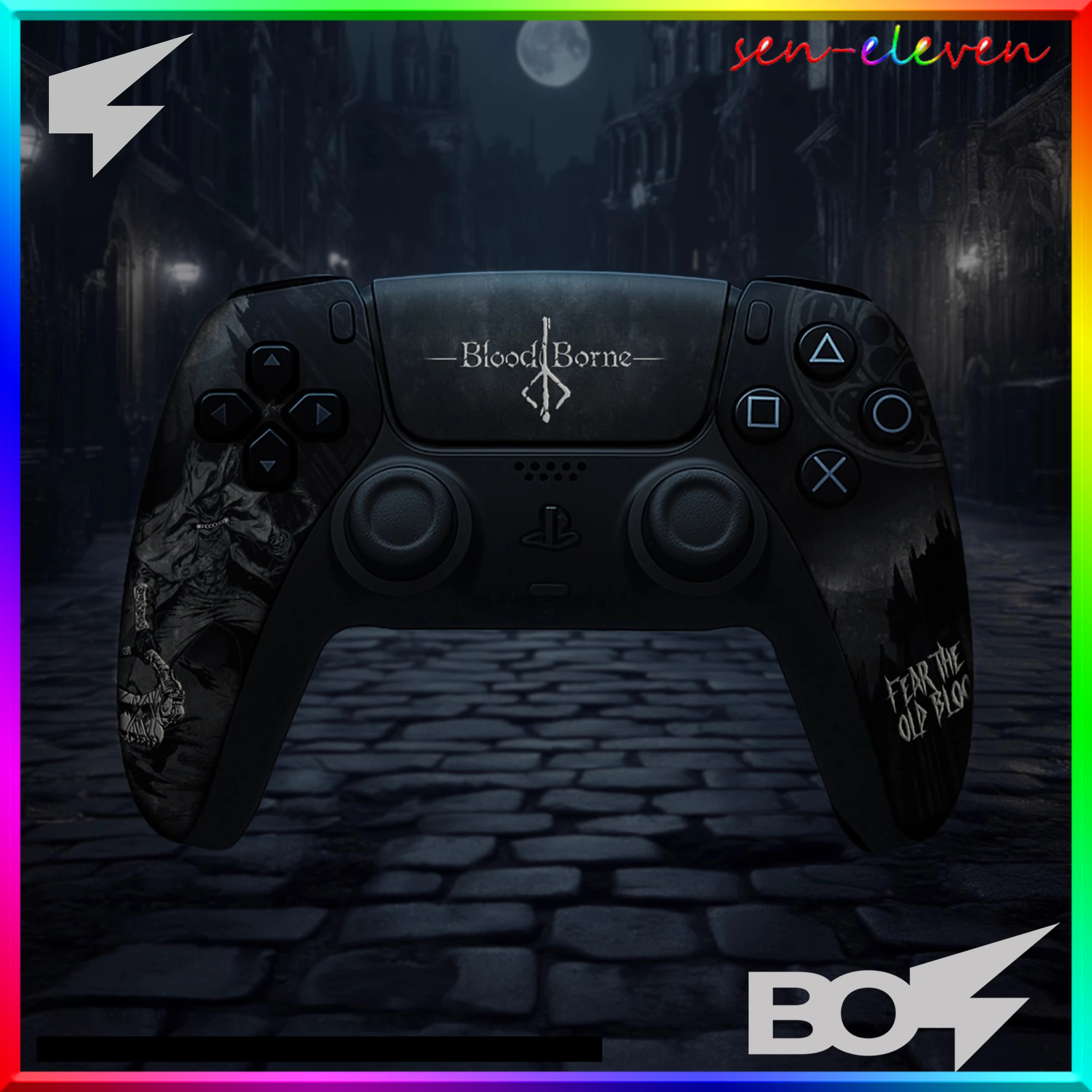 

Bloodborne theme controller replacement case, ps5 xbox controller case Gifts