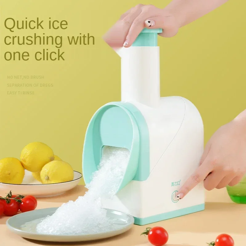 Ice Crusher usb chargeable Portable Ice slush Maker home Snow Cone Smoothie Ice Block Making Machine Ice Shaver