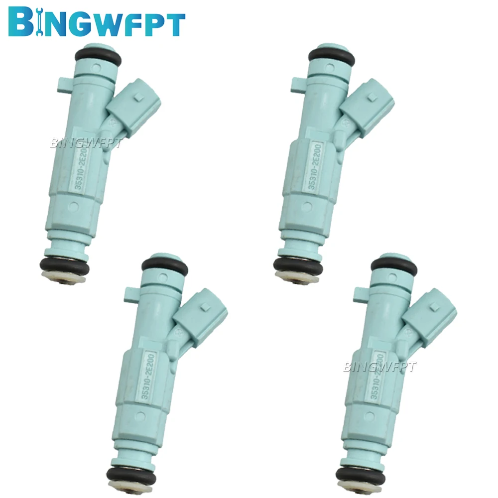 4X 35310-2E200 Fuel Injectors Fit For HYUNDAi KiA 35310 2E200 353102E200