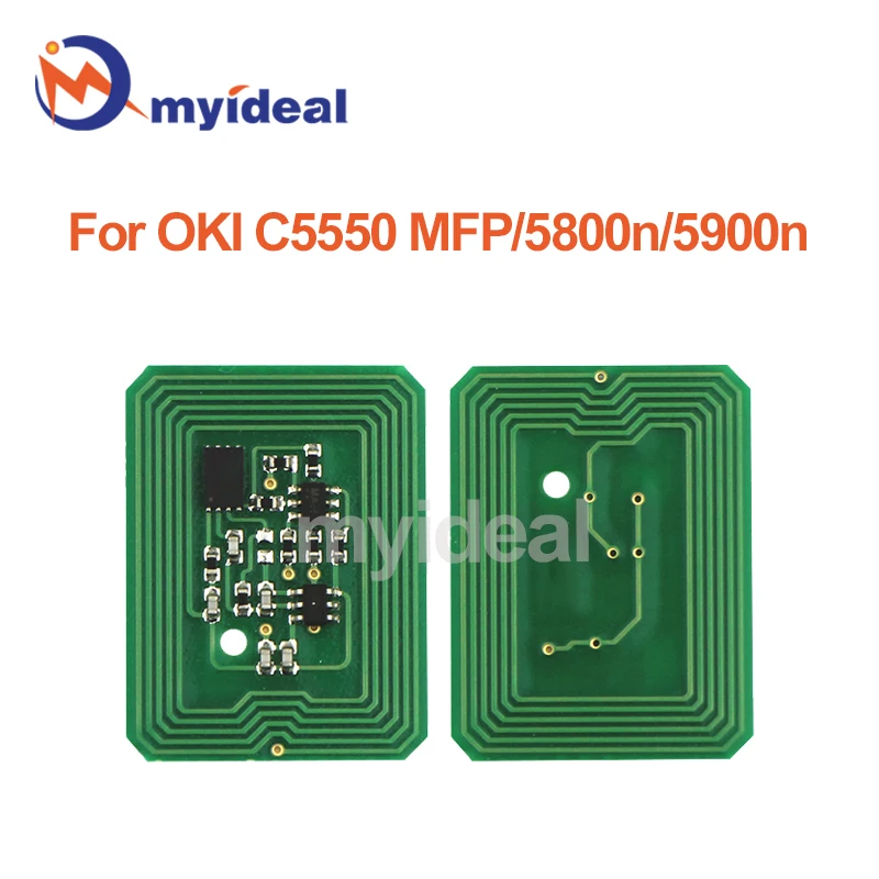 Тонер-картридж C5800 для OKI C5550 MFP 5800n 5900n, 4 шт.