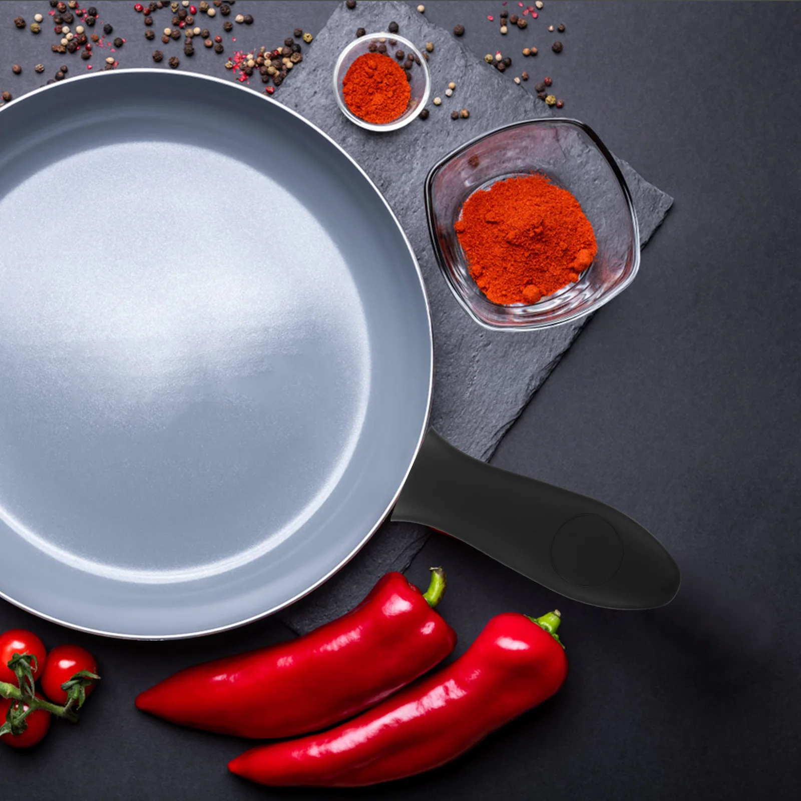 

10Pcs Silicone Insulation Handle Cover Thickened Heat Resistant Non-Slip Anti-Scald Pan Grip for Cast Iron Skillet Cookware