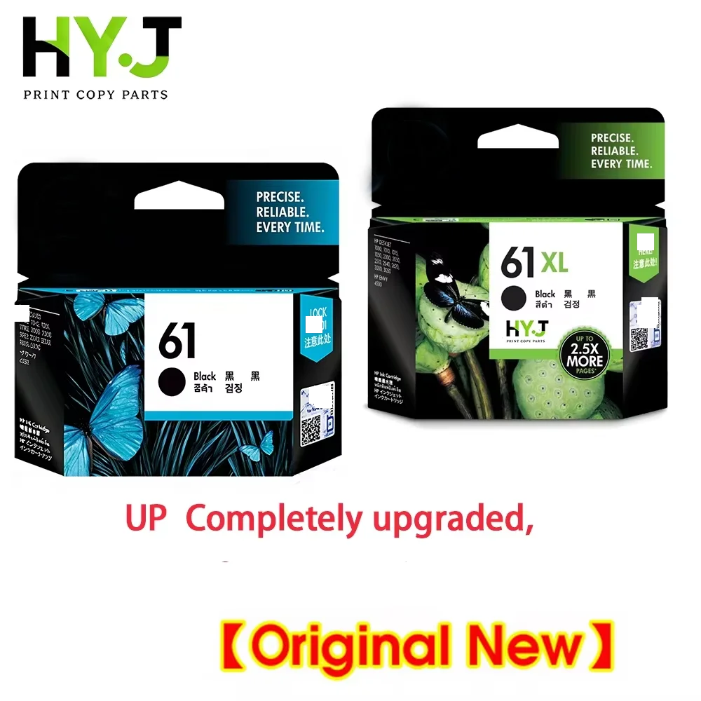 

Original New For HP 61 Black Ink Cartridge Printers with DeskJet 1000 2050 4500 1050 1510 61XL OfficeJet 2620 4630 Series #61INK