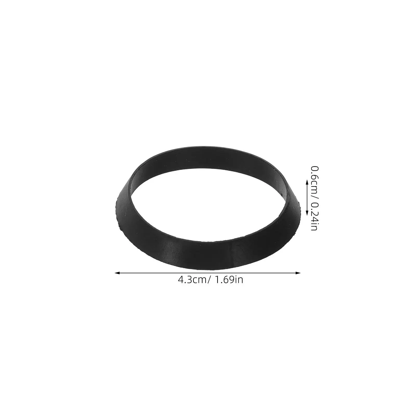 24Pcs 38Mm Sink Drain Sealing Washer Nitrile Rubber Gasket Tapered Design Waterproof Strainer Seal for Home Commercial Use