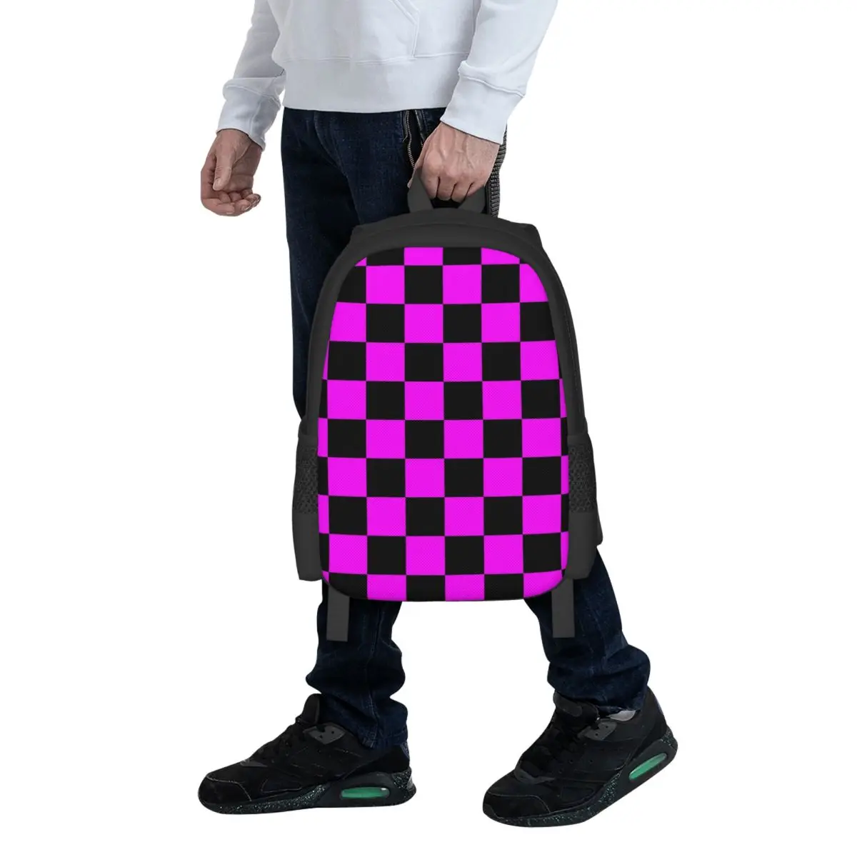 Missing Texture Student Backpack School Bag Hiking Travel Daypack for Boys Girls Fashion Bookbag Shoulder Bags