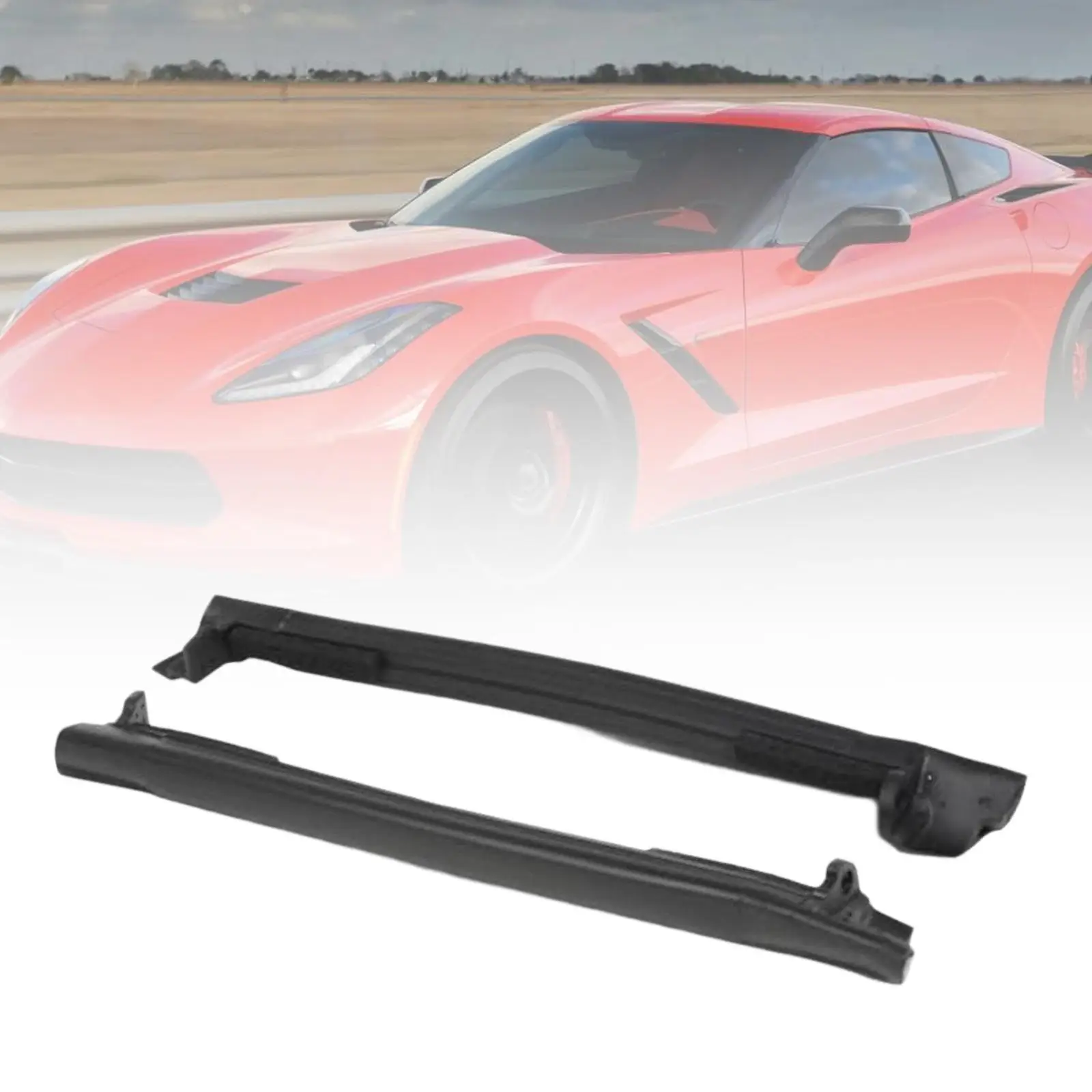 

2x Top Mounted Side Weatherstrip Seals Parts Car Accessories