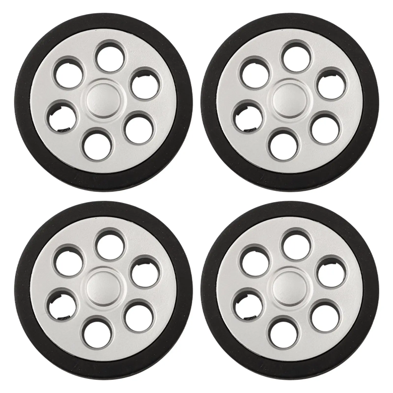4pcs Luggage Suitcase Wheel 11x55mm Plastic Silent Omni-directional Wheel Draw Bar Box Wheels Replace Accessories