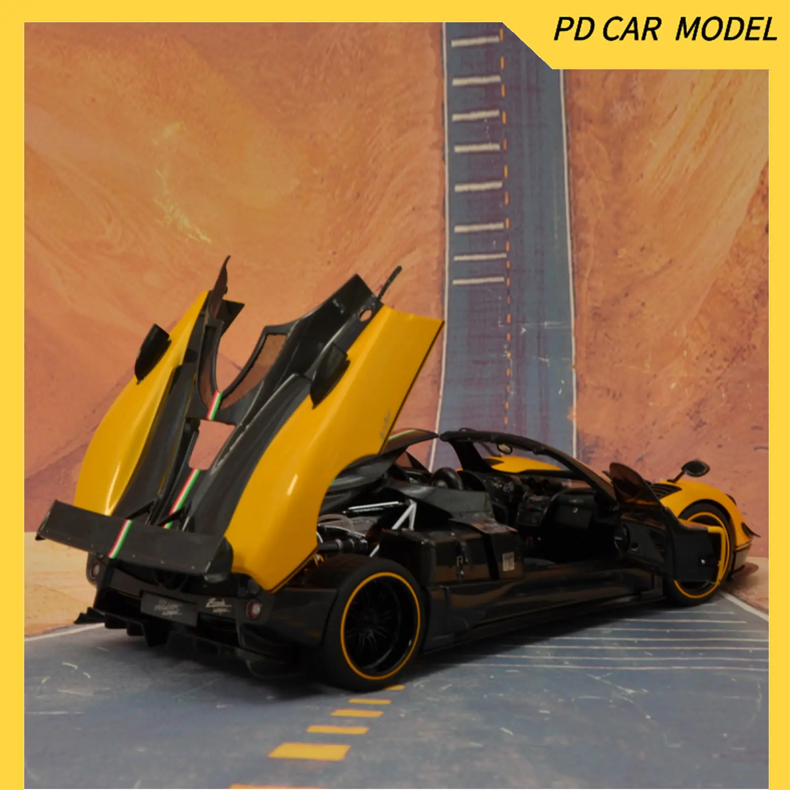 ALMOST REAL  Collectible 1:18 Scale Model for  convertible PAGANI  Zonda Cinque Roadster  -2009 for friends and family