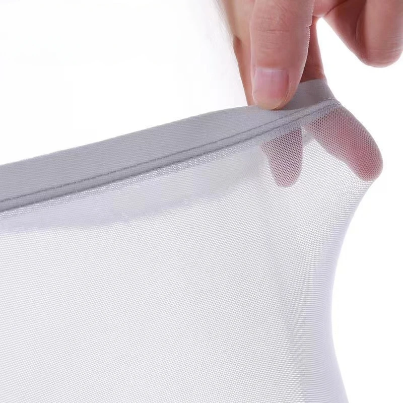 Underwear Transparent Boxers Bulge Ice Silk See Through Underpants Sexy Briefs Low Waist Panties Lingerie Intimates image 5