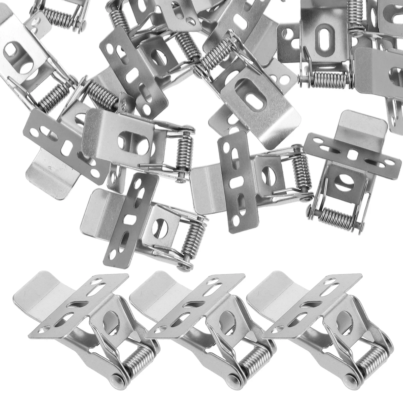 20 Stück Downlight-Federklemmen, federbelasteter Clip für Panel-Lampe, Deckenleuchte, Einbauleuchte, Halteklemme, Montagehalterung