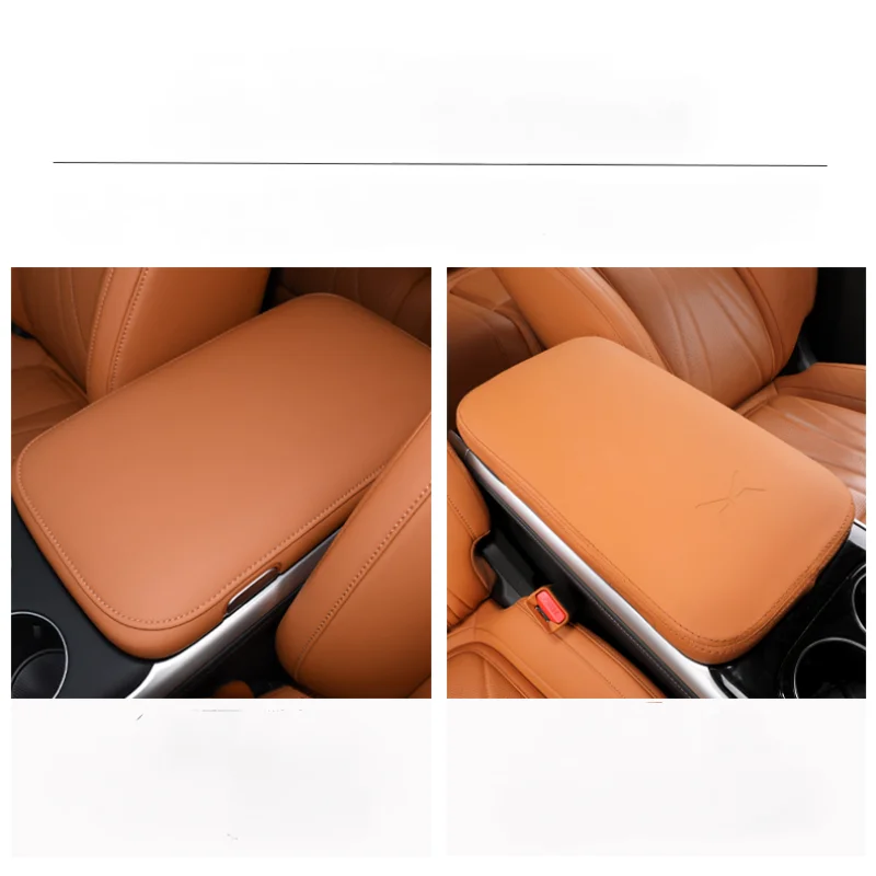 For Xpeng G9 Storage Box Armrest Box Cover Scratch Protection Car Interior Modification Accessories Supplies