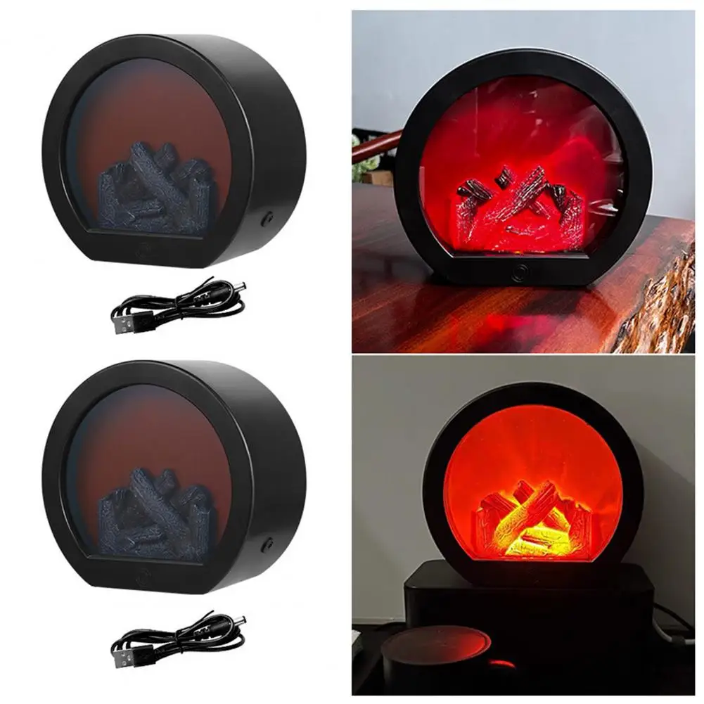 Lampada a fiamma simulata Luce per camino portatile Lanterna con effetto fiamma realistica per decorazioni per interni ed esterni Elettrico portatile