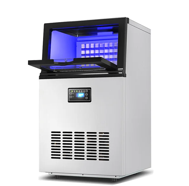 Stainless Steel Ice Maker Machine 40kg Commercial Ice Maker Factory Price Machine Ice Cube Machine