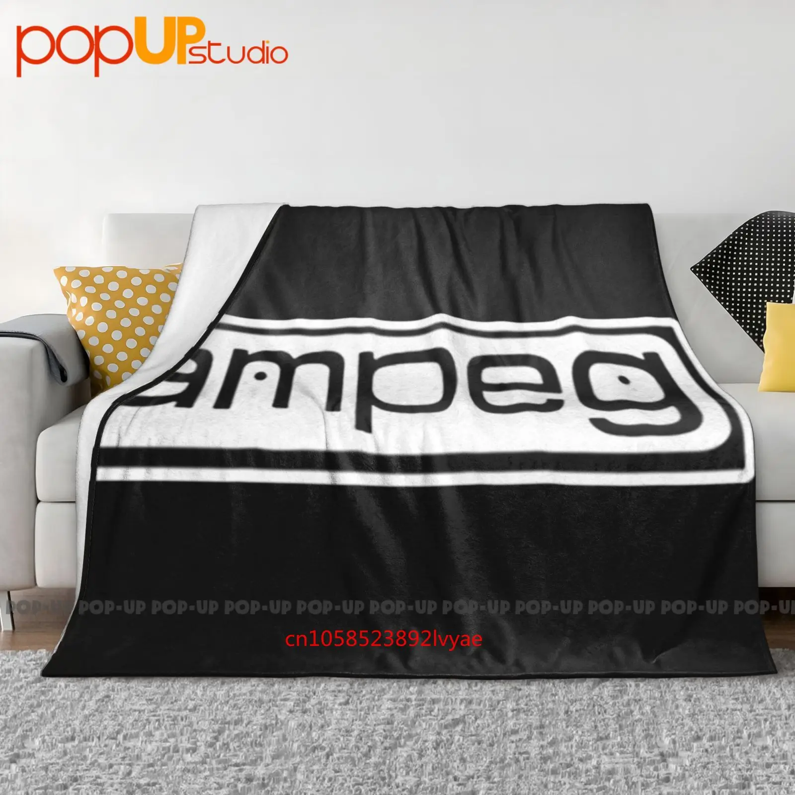 Ampeg Amps Bass Amp Guitar Logo Ultra-Macio Cobertor Colcha Capa de Sofá de Inverno Capas de Cama