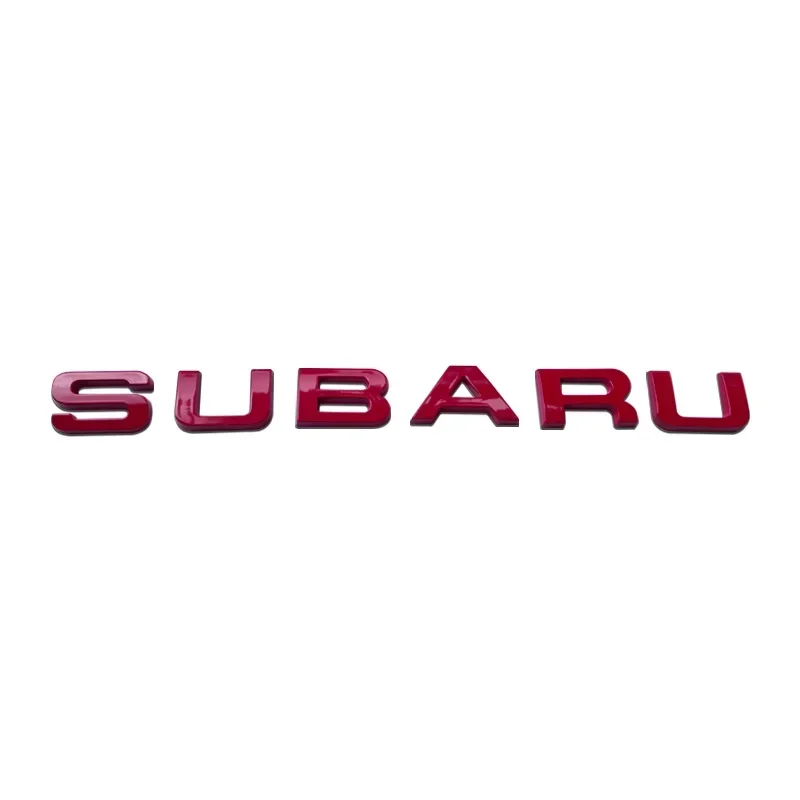 3D Metall Auto Hinten Stamm Emblem Auto Brief Aufkleber Abzeichen Aufkleber für Subaru WRX BRZ DRL XV STI Outback Legacy Forester Impreza