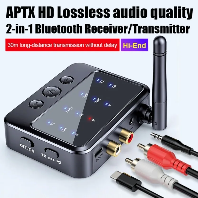 X3 Bluetooth 2 Mode Audio Transceiver Receiver Transmitter DC 5V ABS Shell Multipoint Connection For Old Speaker TV Game Console