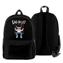 Mochila escolar Junior H Sad Boyz para hombres y mujeres, bolso de hombro, ropa de calle informal, bolsas de viaje