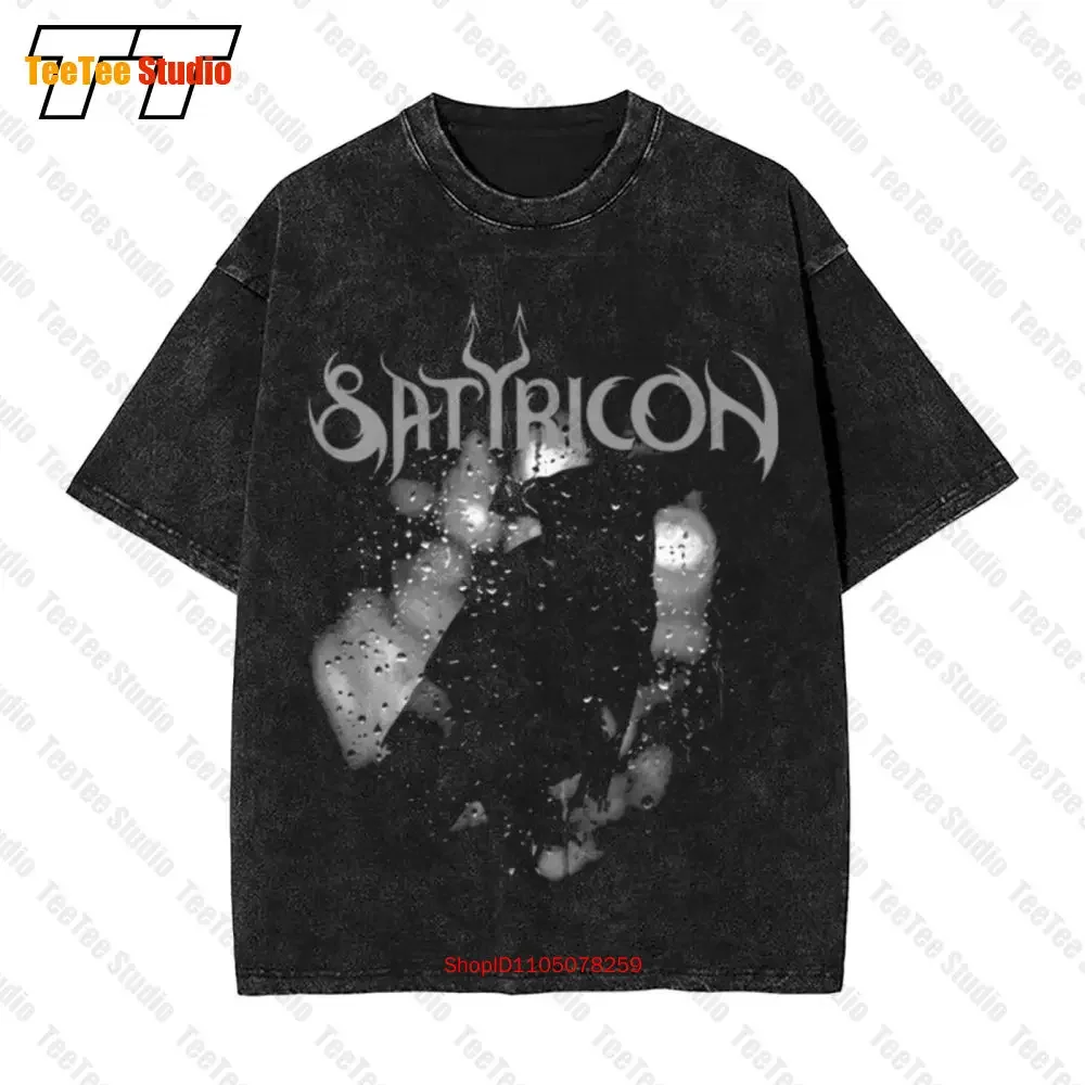 Satyricon ‘Black Crow And A Tombstone‘ Vintage Oversized T-Shirt VC1S