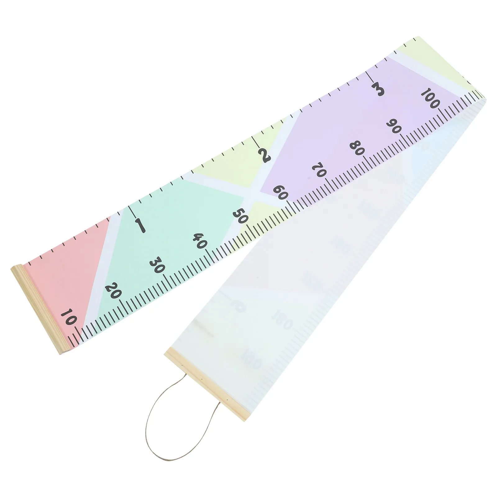 Wall Mounted Height Chart for Kids Wooden and Cloth Material Growth Measurement Decor Nursery Playroom Kids Room Bedroom Wall