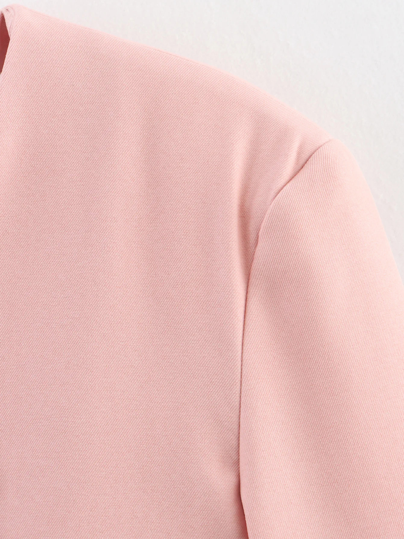2025 Women's Fashion Versatile Unlined Pink Blazer Loose Fit New Style Multifunctional