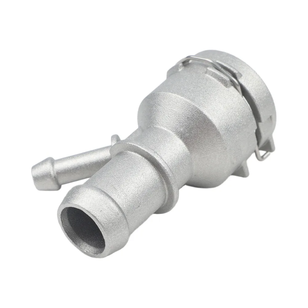 Coolant Fitting Heater Hose For Engine Compartment Aluminum Alloy Engine Compartment Silver Finish Direct Replacement Silver