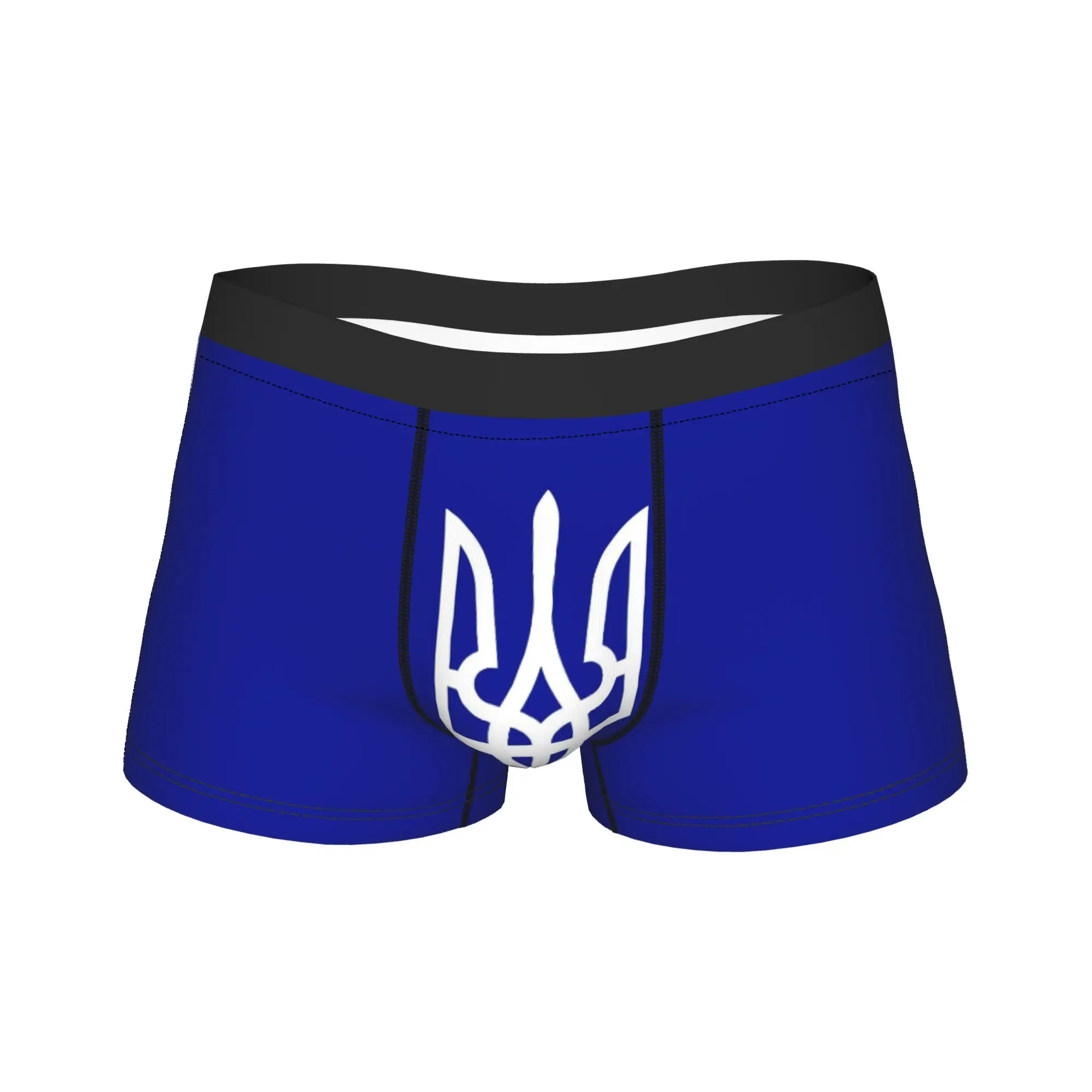 Ukraine Presidential Flag (6) Boxershorts  3D Pouch Underwear Quality Printed Shorts Briefs Novelty Males Panties Plus Size