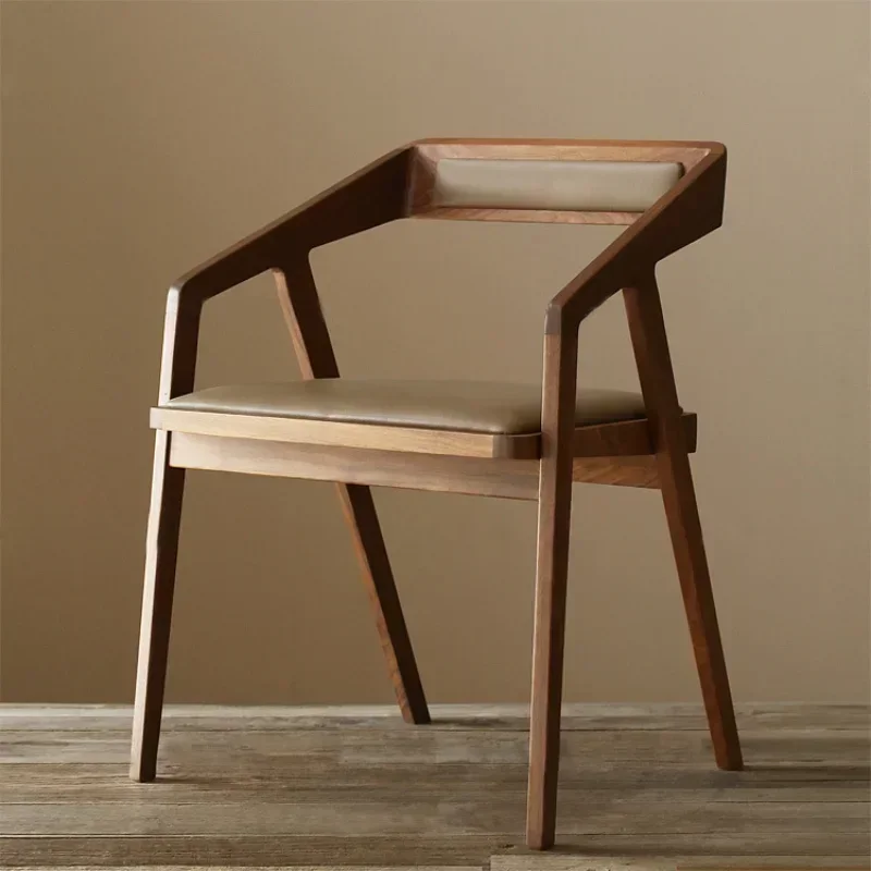 Wood Chair Nordic Lounge Office Makeup Design Dining Room Chairs Advanced Adult Mueblesa Kitchen Furniture Creative Minimalist