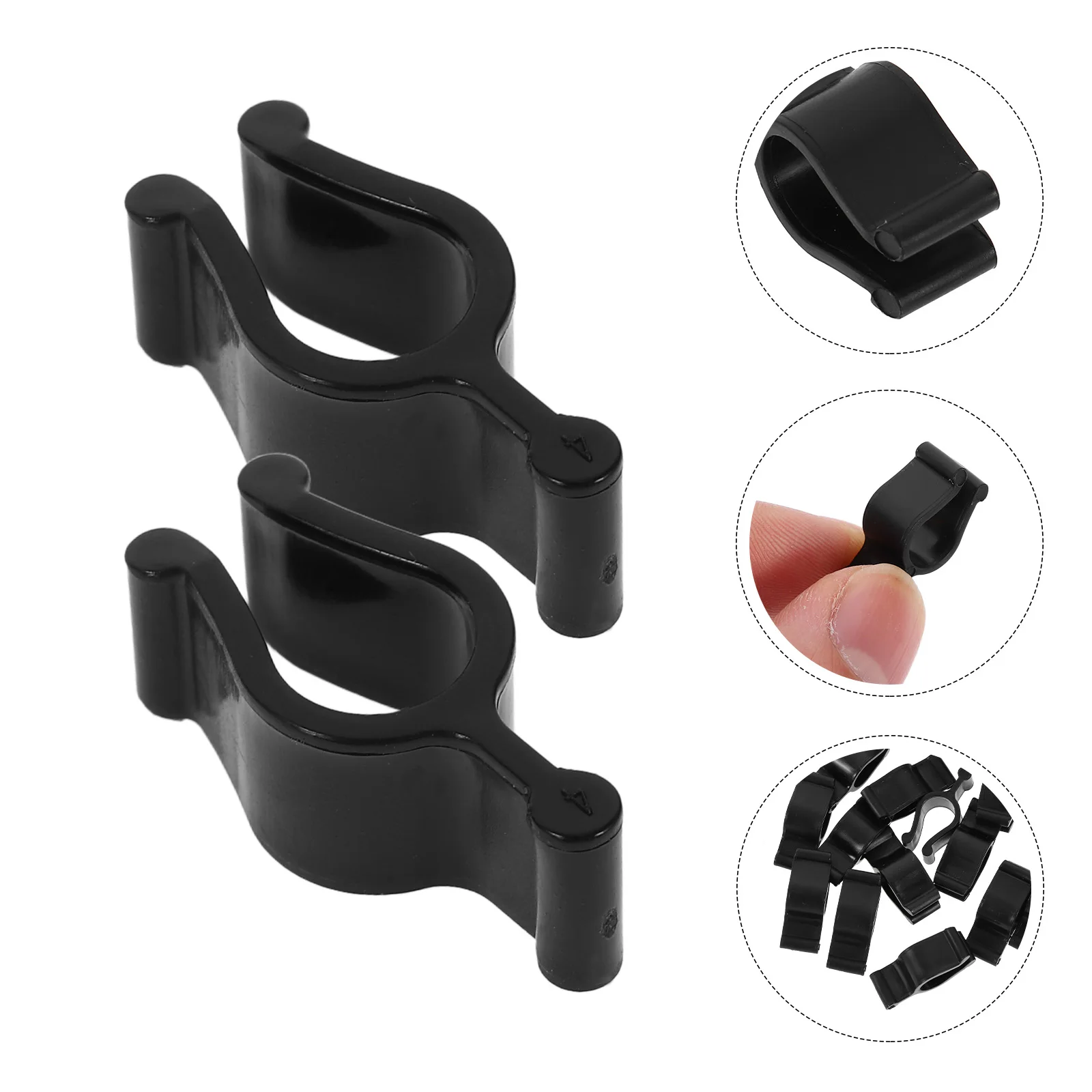 

30 Pcs Makeup Remover Oil Pump Clamp Dispenser Lock Buckle Bottle Clip Pp Cleansing