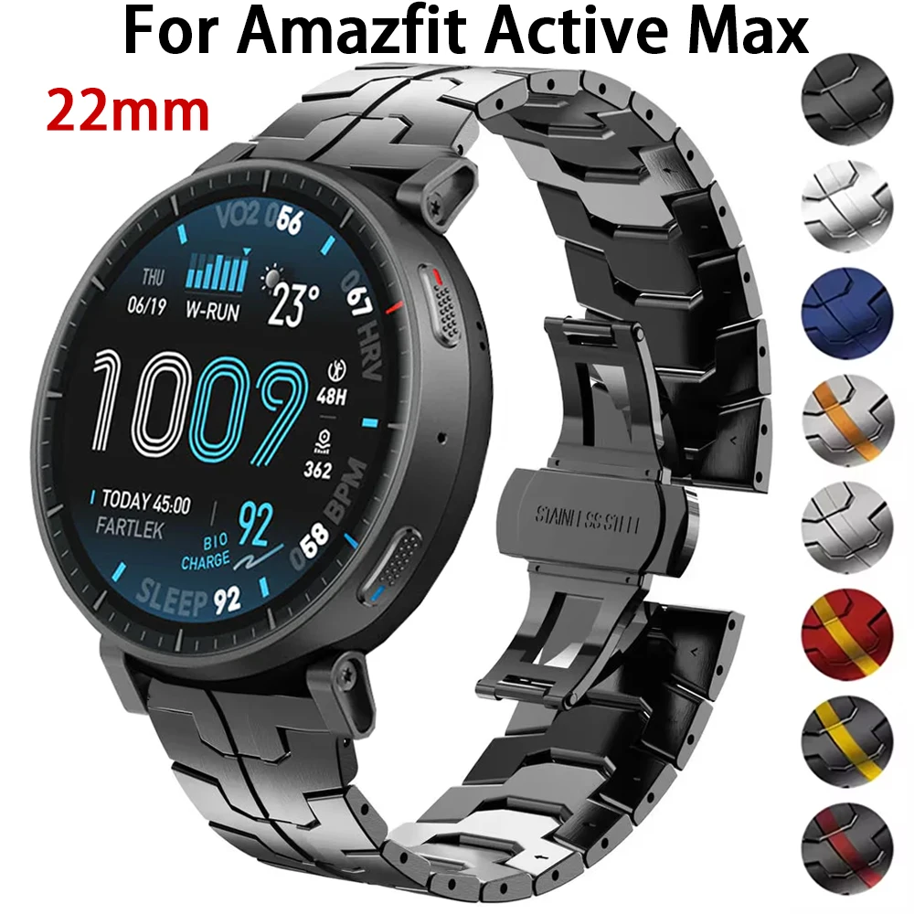 22Mm Metal Strap Fo…