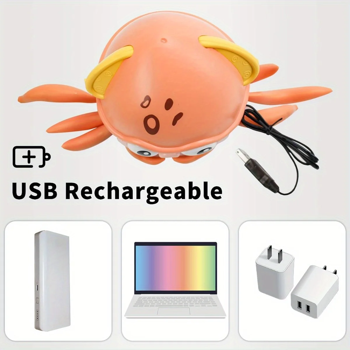 Growinlove Baby Muzikaal Octopus Speelgoed Kruipen Speelgoed, Interactieve Dansende Octopus Met Muziek, Led Licht Op En Automatisch Vermijden