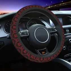 Palestinian Tatreez Car Steering Wheel Cover Palestine Steering Wheel Protective Cover Auto Steering-Wheel Accessories
