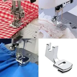 Prensatelas para máquina de coser Singer Janome, dobladillo enrollado de plata, 1 piezas, accesorios para máquina de coser